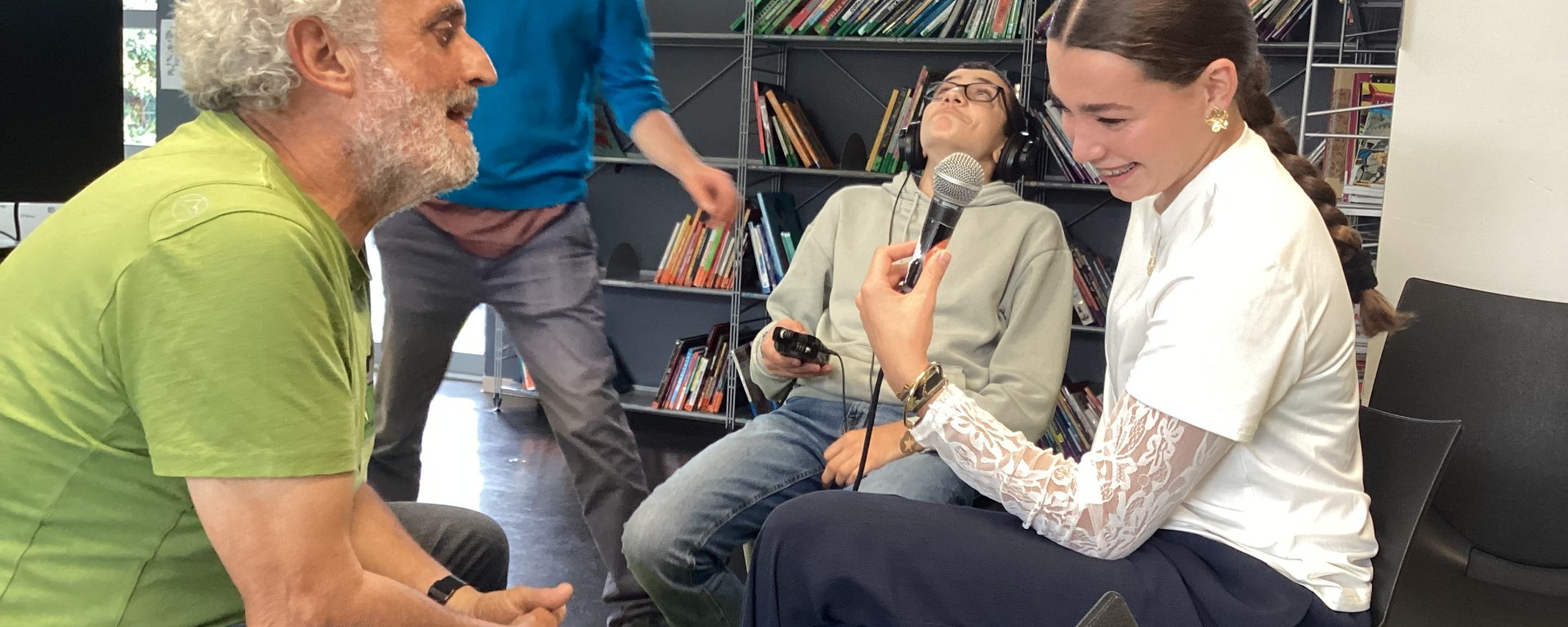 Interview de Georges Bartoli par les élèves de 3eA du collège du Val d'Arros